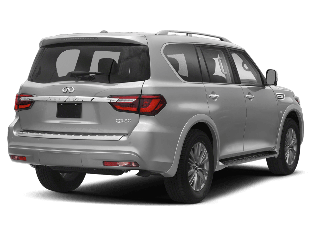 2018 INFINITI QX80  - Rear 3/4, facing to the right