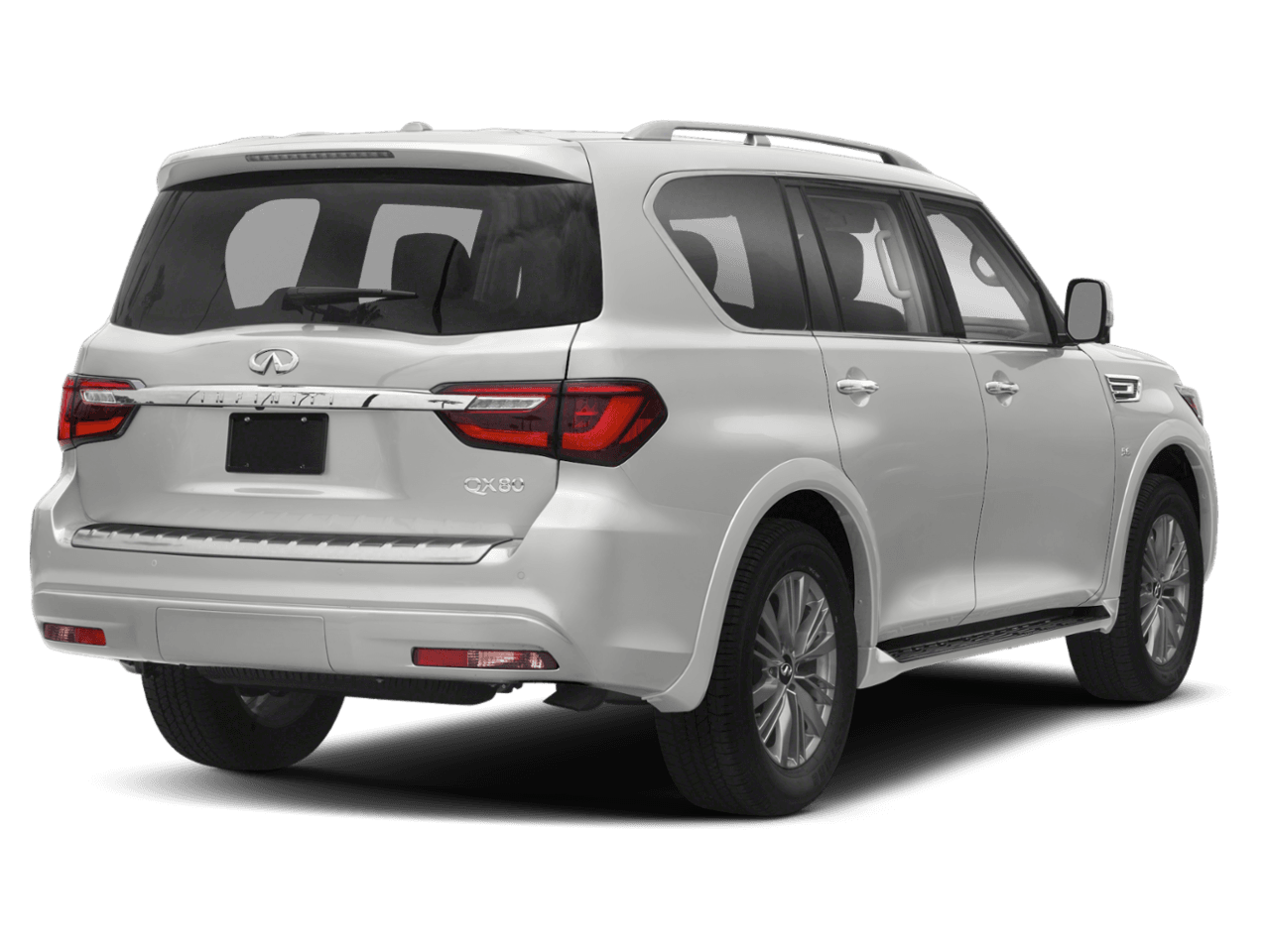 2018 INFINITI QX80  - Rear 3/4, facing to the right