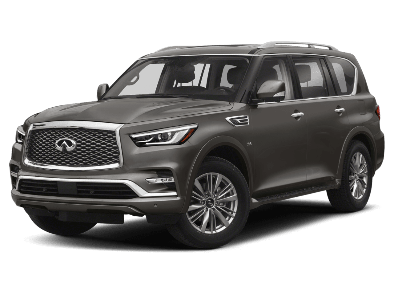 2018 INFINITI QX80  - Front 3/4, facing to the left