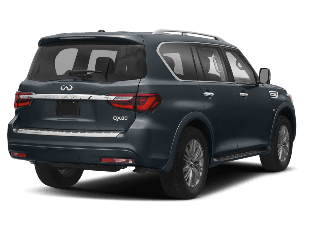 2018 INFINITI QX80  - Rear 3/4, facing to the right