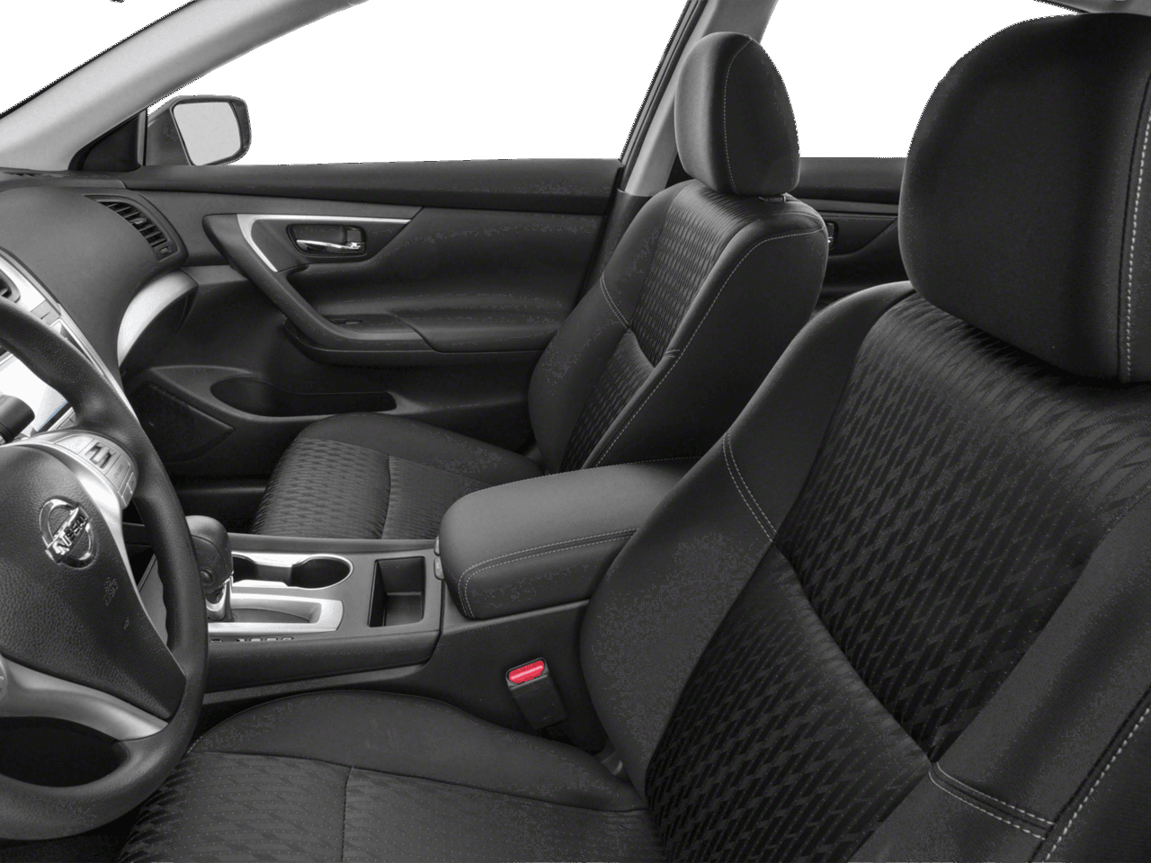 2018 Nissan Altima 2.5 SV - Interior Driver's Side with Door Open, Front Seat Feature