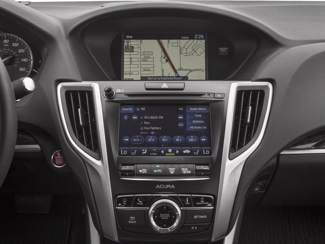 2018 Acura TLX w/Technology Pkg - Interior Stereo System