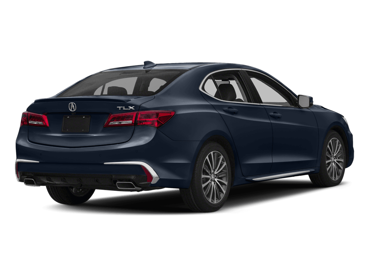 2018 Acura TLX w/Advance Pkg - Rear 3/4, facing to the right