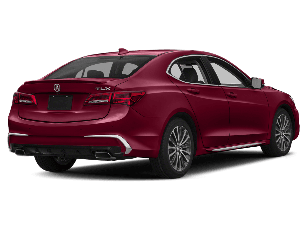 2018 Acura TLX w/Advance Pkg - Rear 3/4, facing to the right