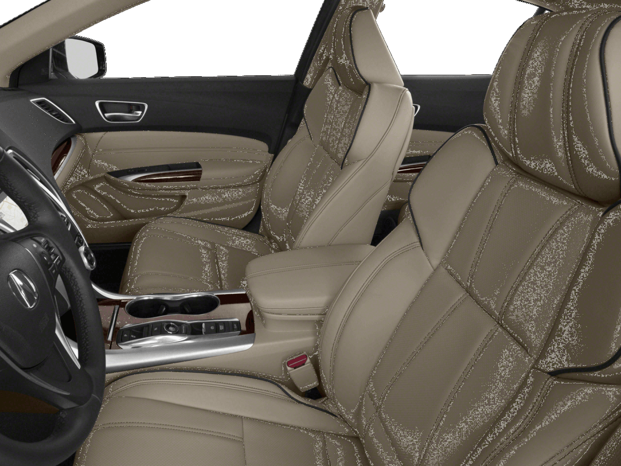 2018 Acura TLX w/Technology Pkg - Interior Driver's Side with Door Open, Front Seat Feature