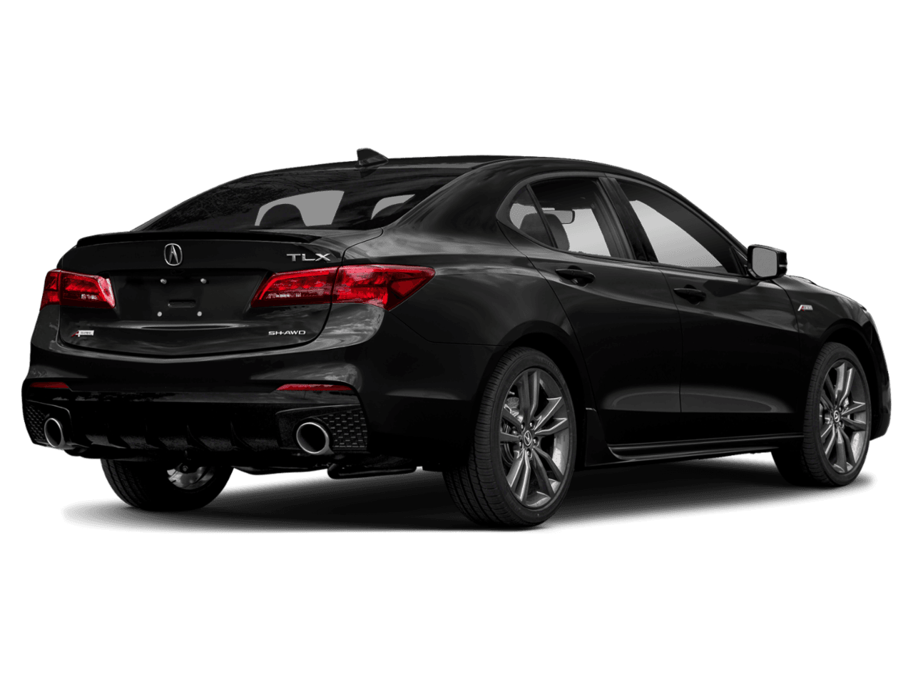 2018 Acura TLX w/Technology Pkg - Rear 3/4, facing to the right