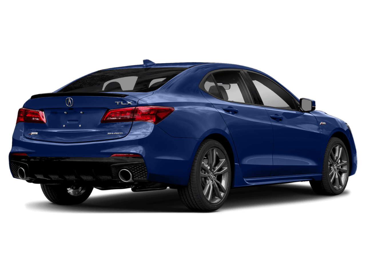 2018 Acura TLX w/Technology Pkg - Rear 3/4, facing to the right