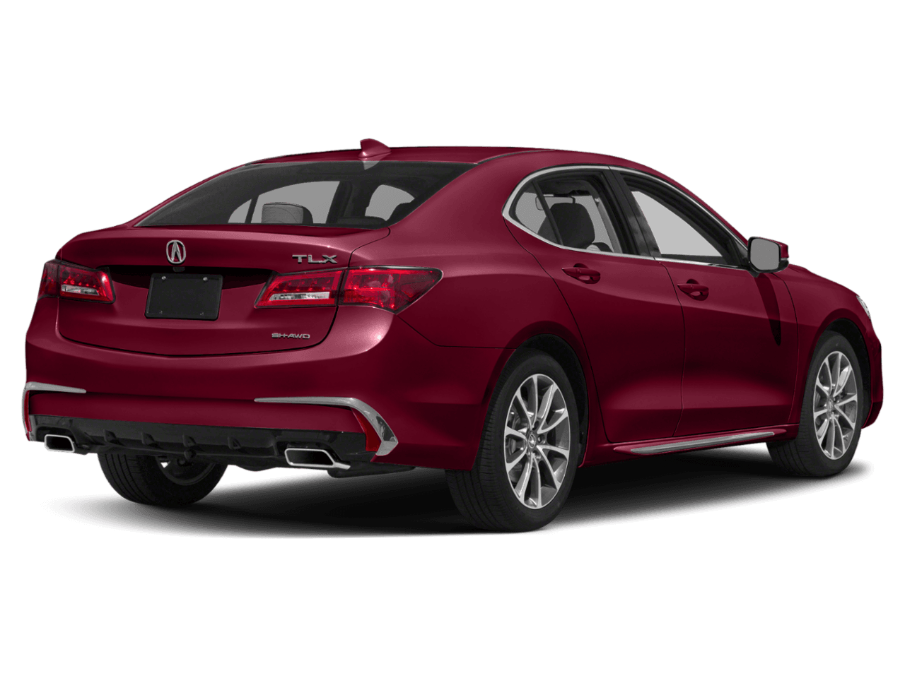 2018 Acura TLX w/Technology Pkg - Rear 3/4, facing to the right