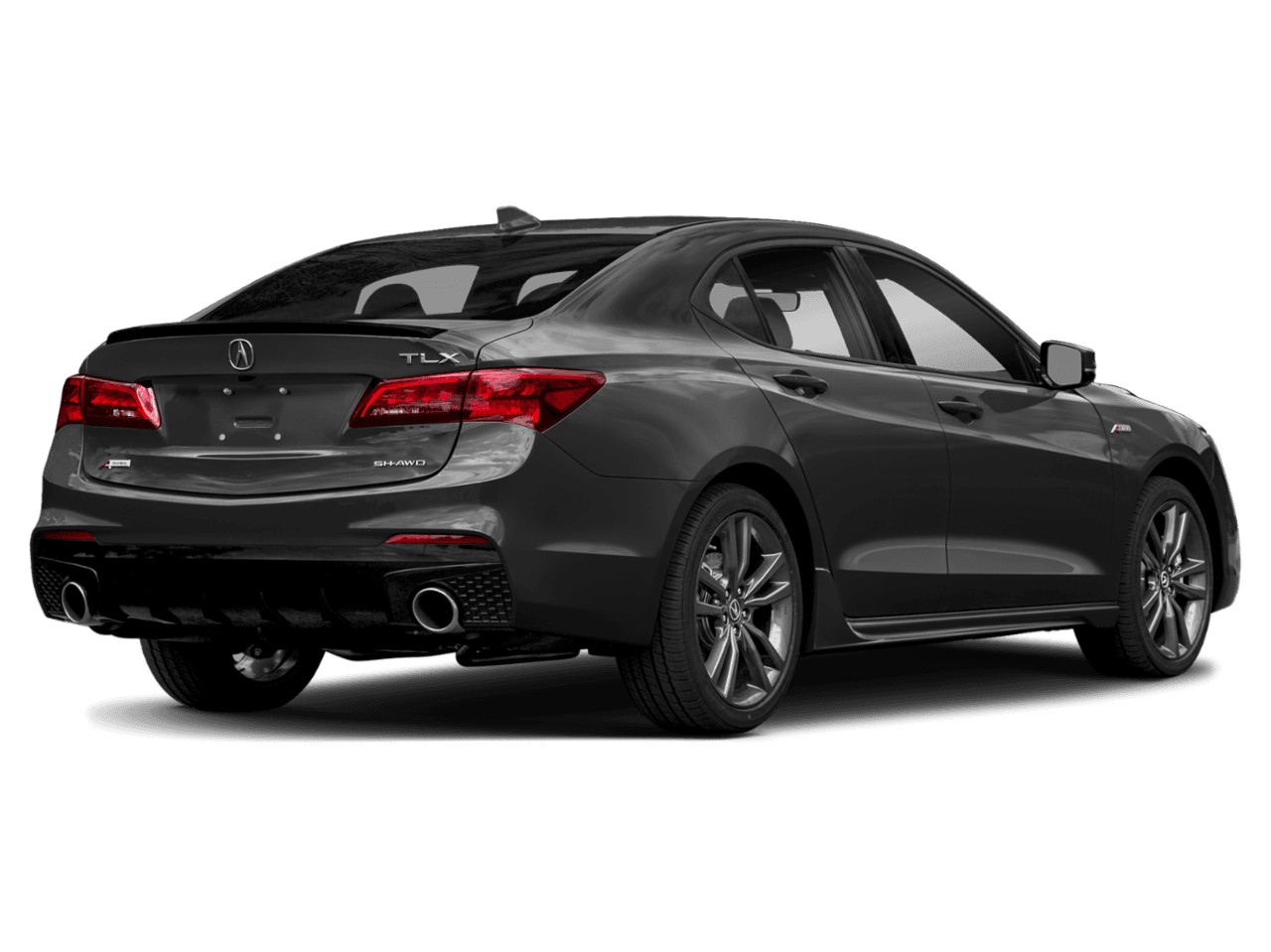 2018 Acura TLX w/Technology Pkg - Rear 3/4, facing to the right
