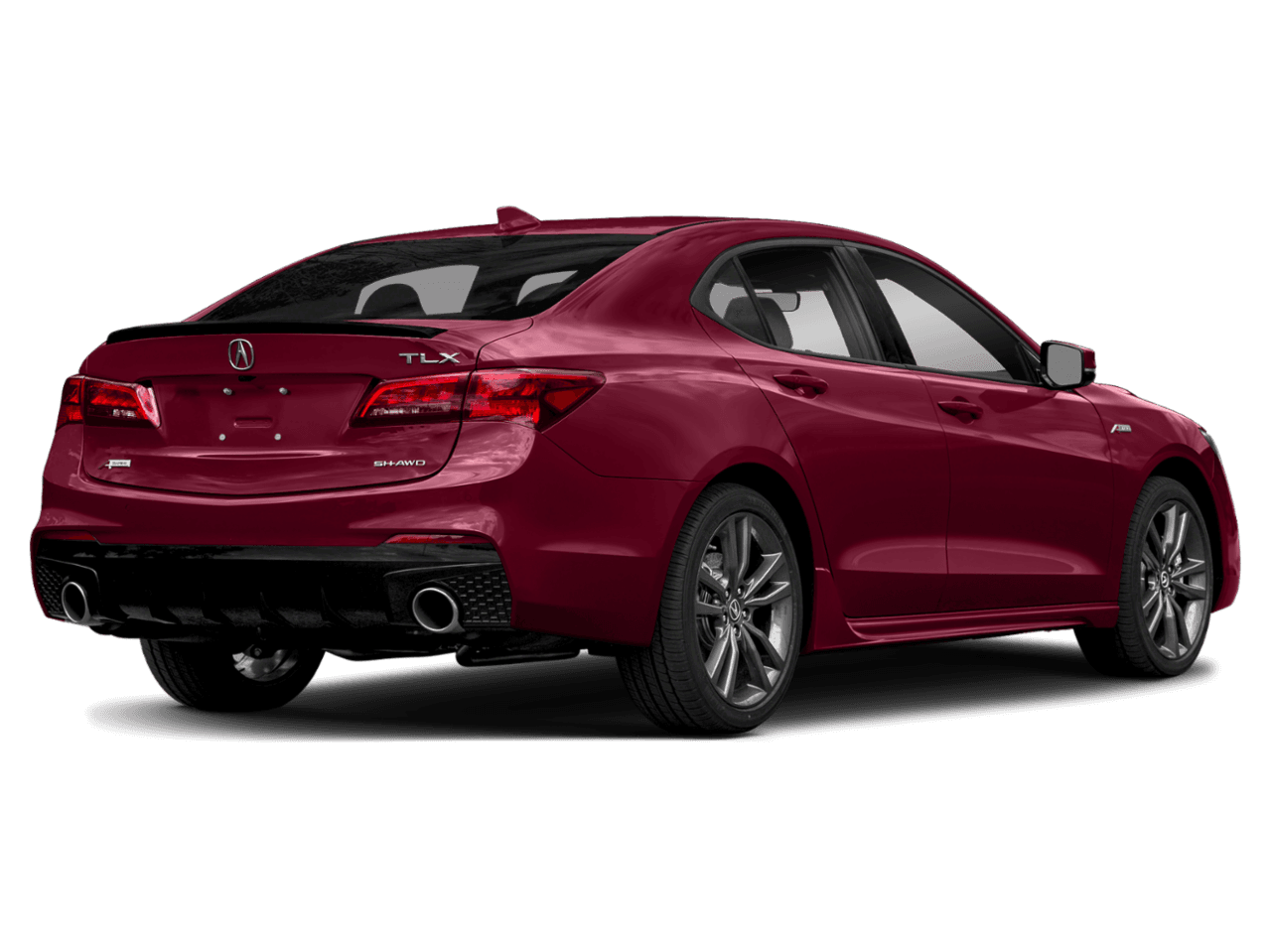 2018 Acura TLX w/Technology Pkg - Rear 3/4, facing to the right