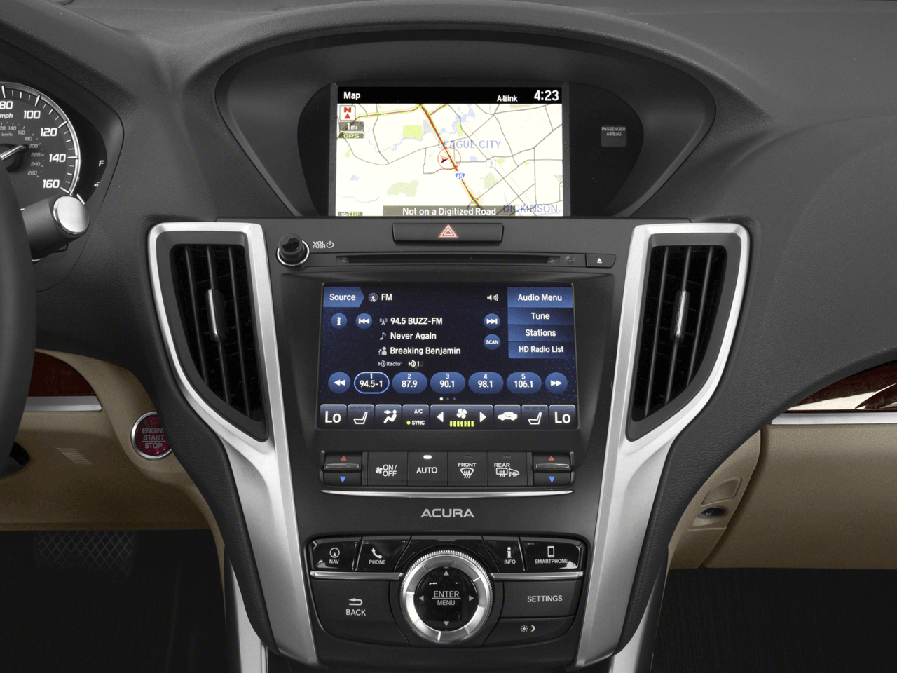 2018 Acura TLX w/Technology Pkg - Interior Stereo System