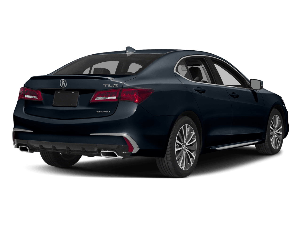 2018 Acura TLX w/Advance Pkg - Rear 3/4, facing to the right