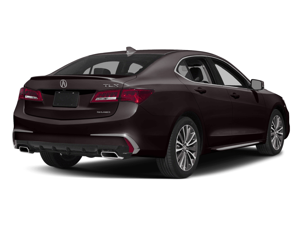 2018 Acura TLX w/Advance Pkg - Rear 3/4, facing to the right
