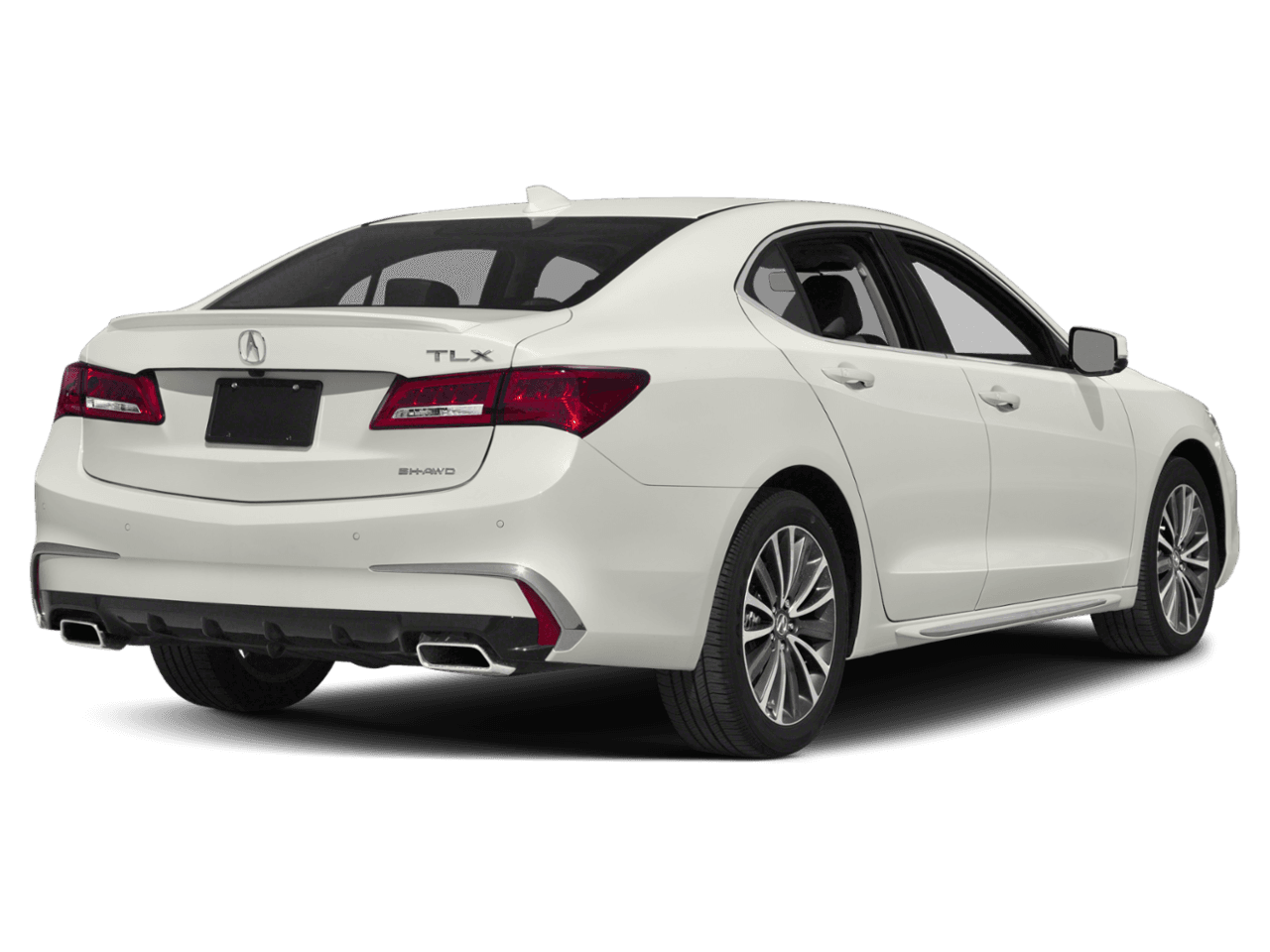 2018 Acura TLX w/Advance Pkg - Rear 3/4, facing to the right