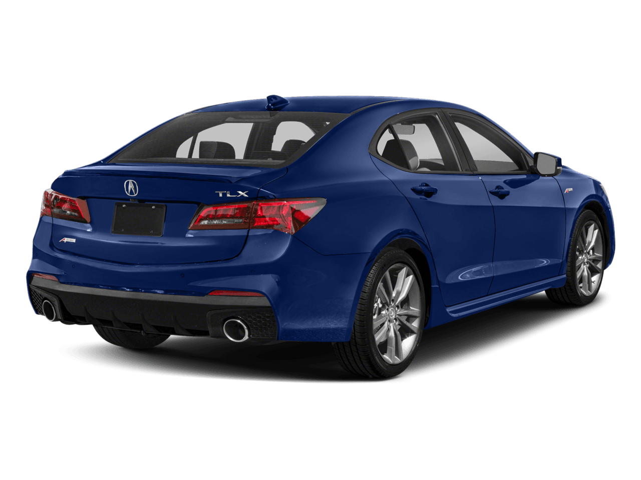 2018 Acura TLX w/A-SPEC Pkg - Rear 3/4, facing to the right