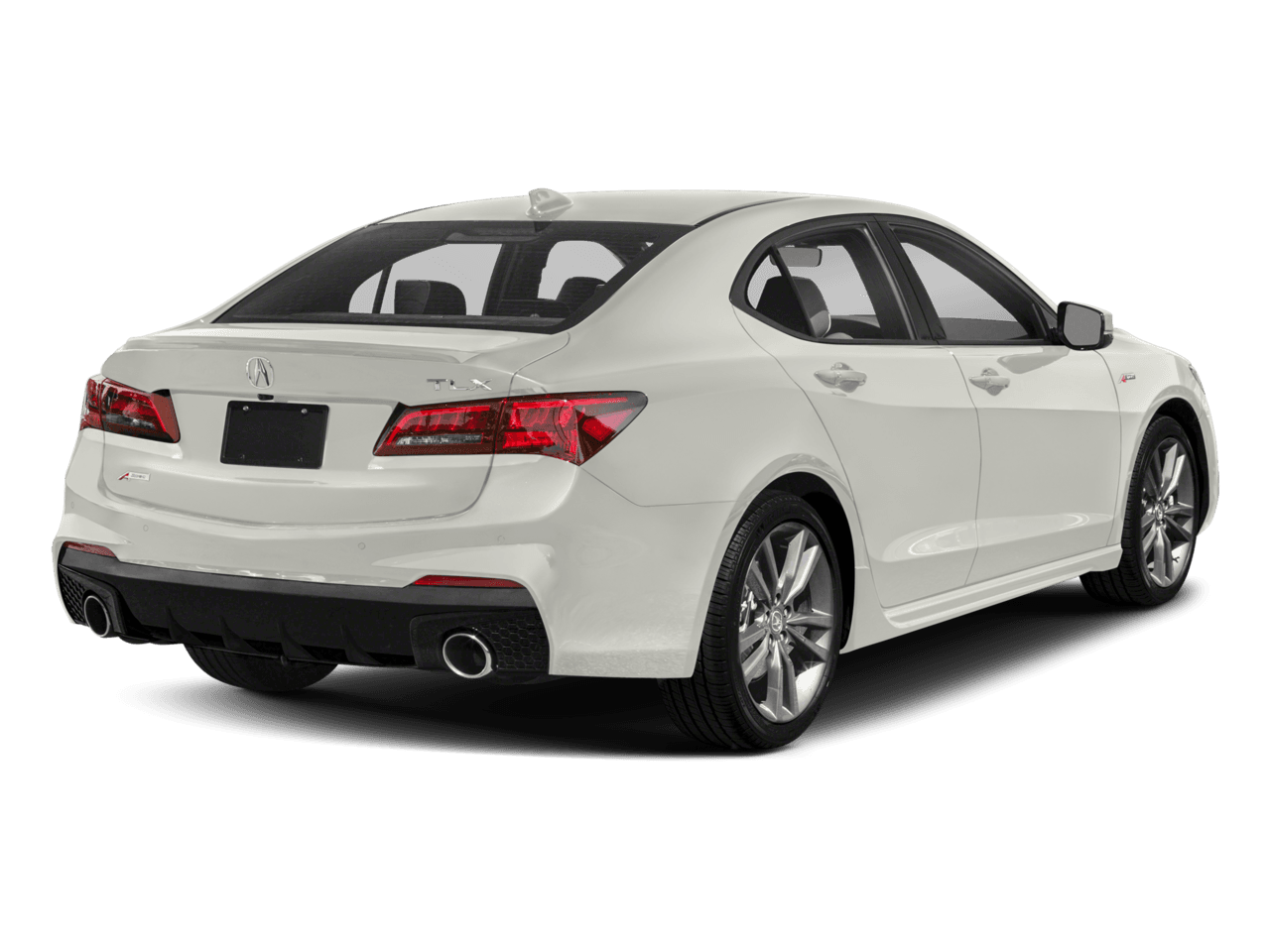 2018 Acura TLX w/A-SPEC Pkg - Rear 3/4, facing to the right