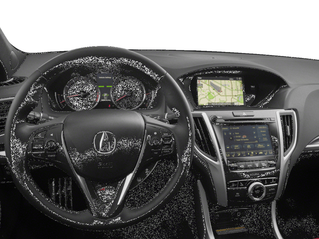 2018 Acura TLX w/A-SPEC Pkg Red Leather - Interior Drivers Dash