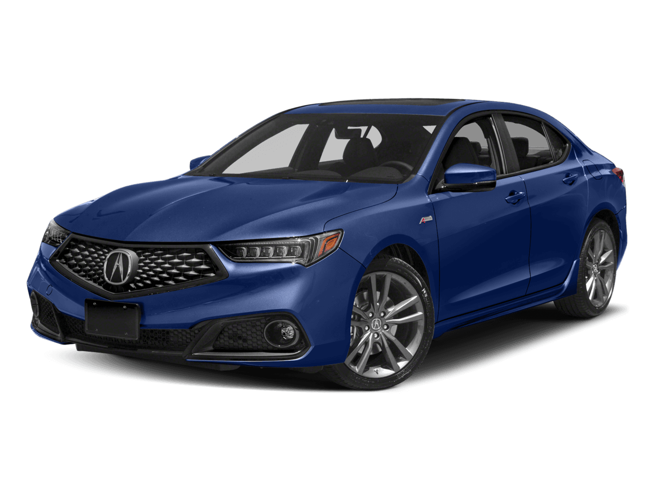 2018 Acura TLX w/A-SPEC Pkg Red Leather - Front 3/4, facing to the left