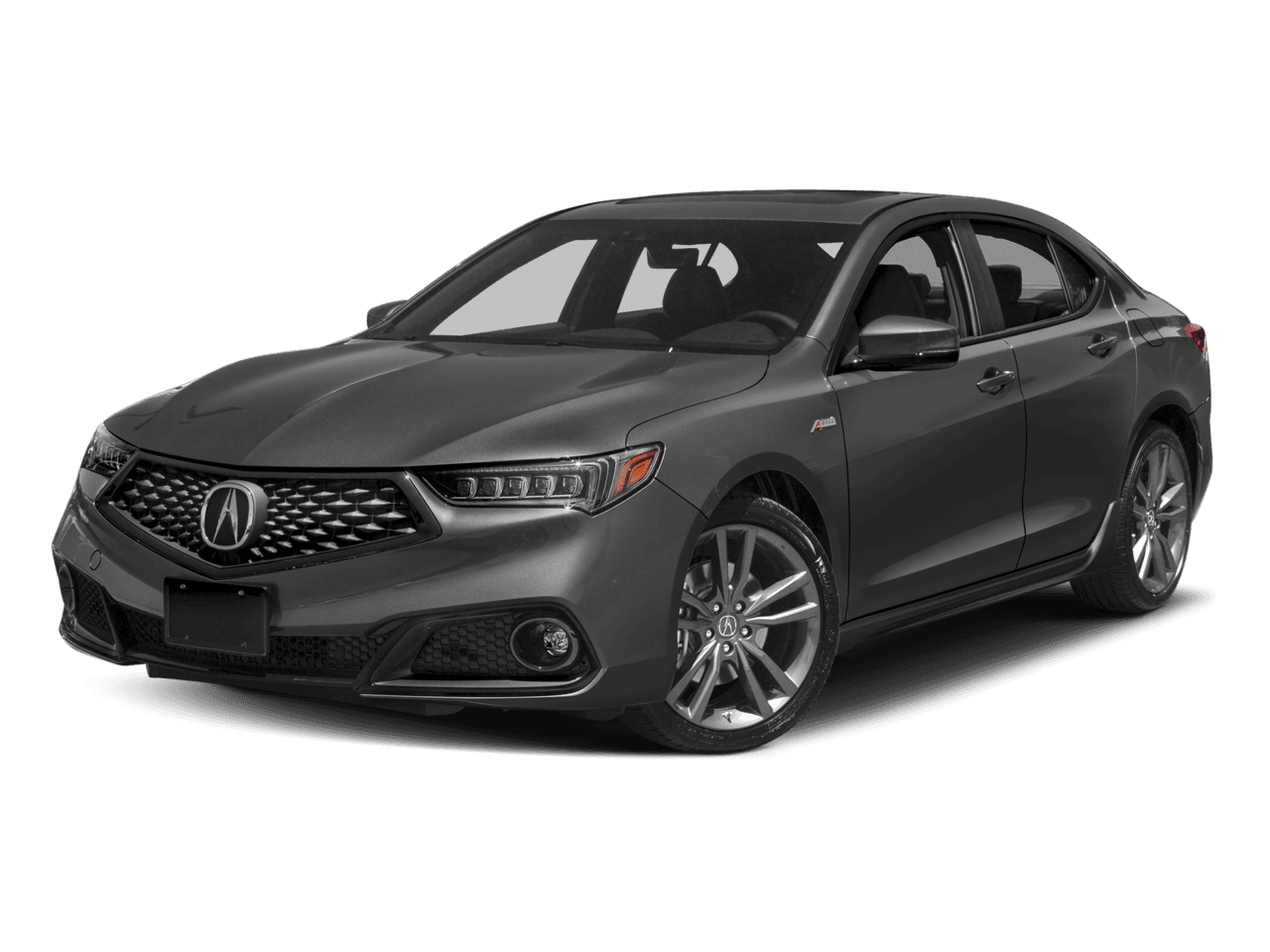 2018 Acura TLX w/A-SPEC Pkg Red Leather - Front 3/4, facing to the left