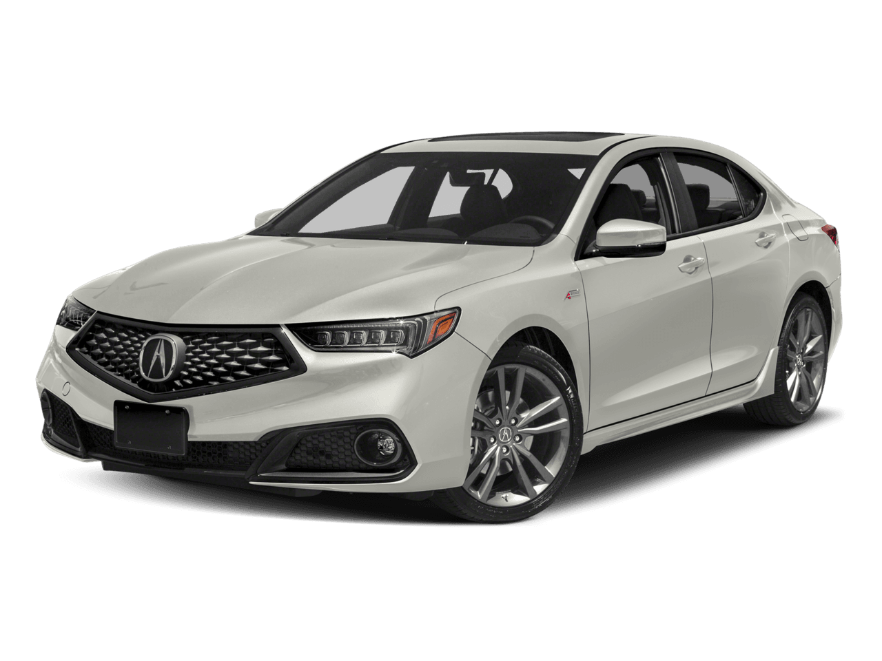 2018 Acura TLX w/A-SPEC Pkg Red Leather - Front 3/4, facing to the left