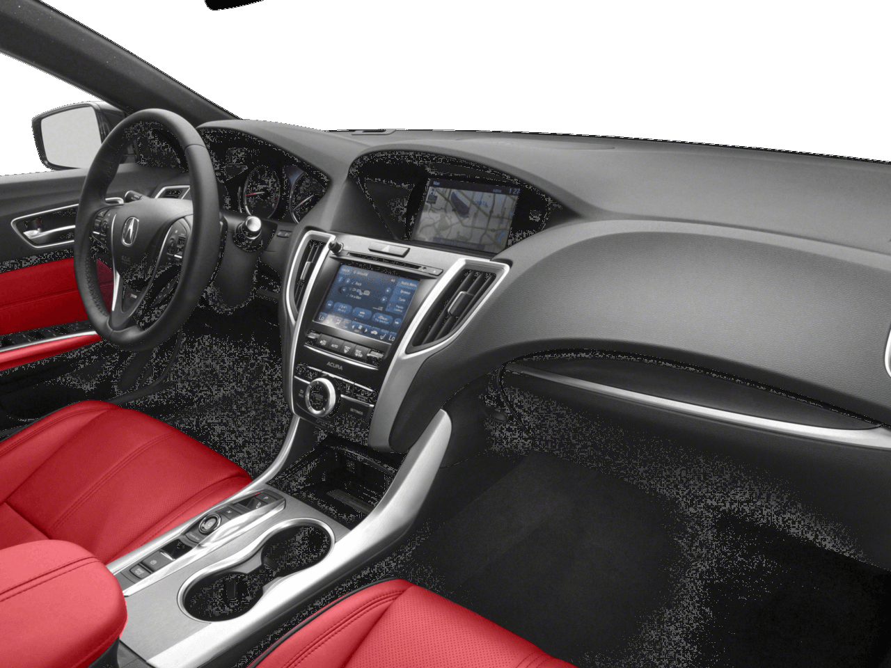 2018 Acura TLX w/A-SPEC Pkg Red Leather - Interior Passenger Dash