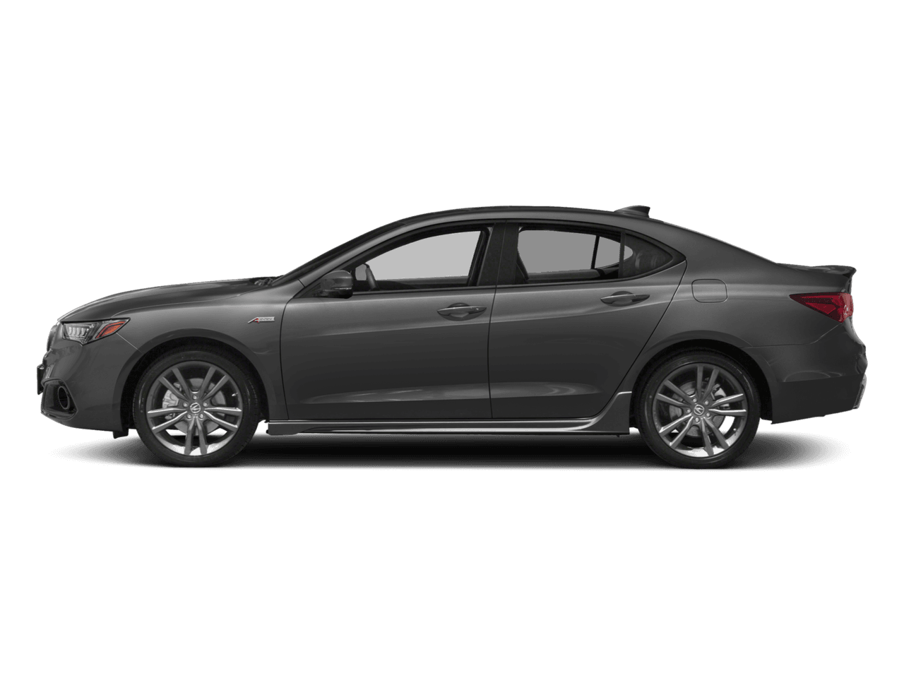 2018 Acura TLX w/A-SPEC Pkg Red Leather - Profile, facing to the left