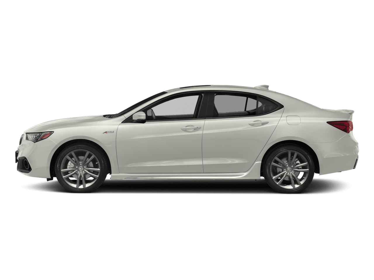 2018 Acura TLX w/A-SPEC Pkg Red Leather - Profile, facing to the left