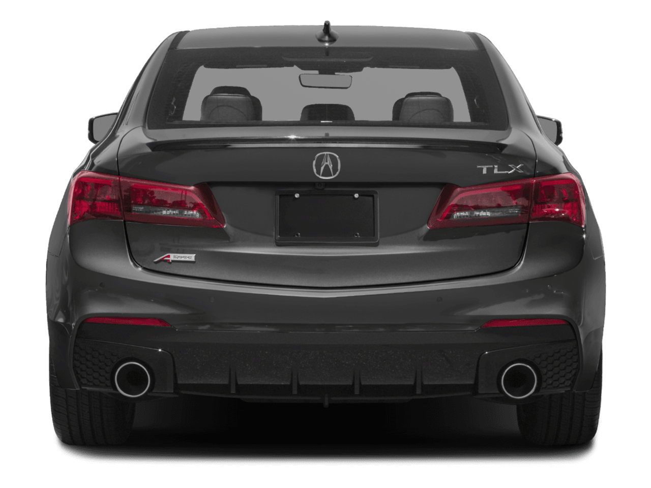 2018 Acura TLX w/A-SPEC Pkg Red Leather - Rear (full)