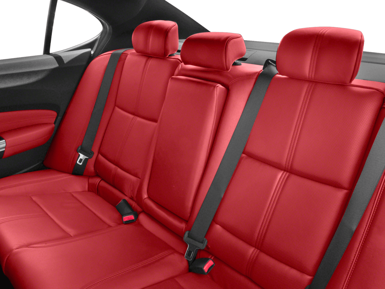 2018 Acura TLX w/A-SPEC Pkg Red Leather - Interior Rear seats