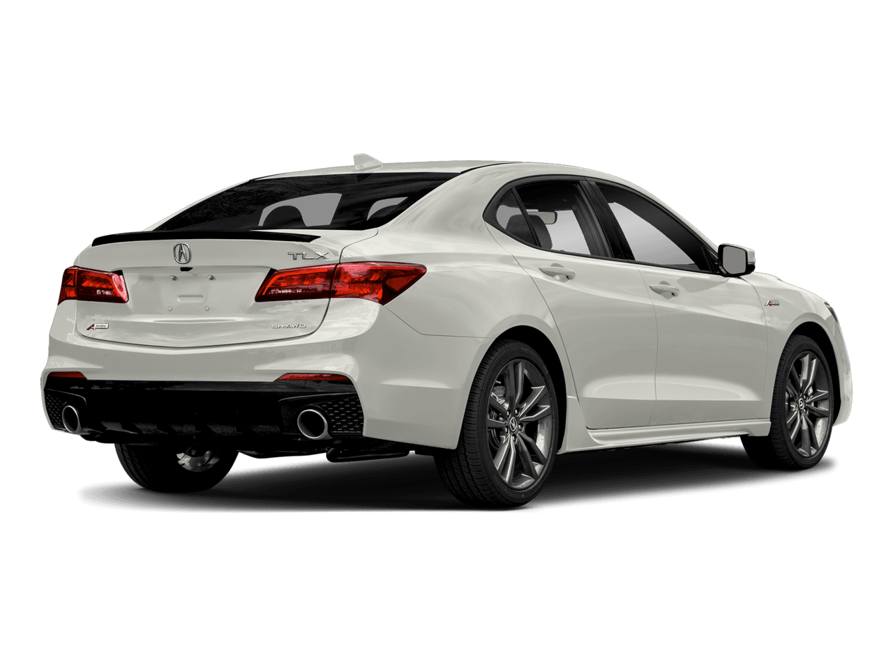 2018 Acura TLX w/A-SPEC Pkg - Rear 3/4, facing to the right
