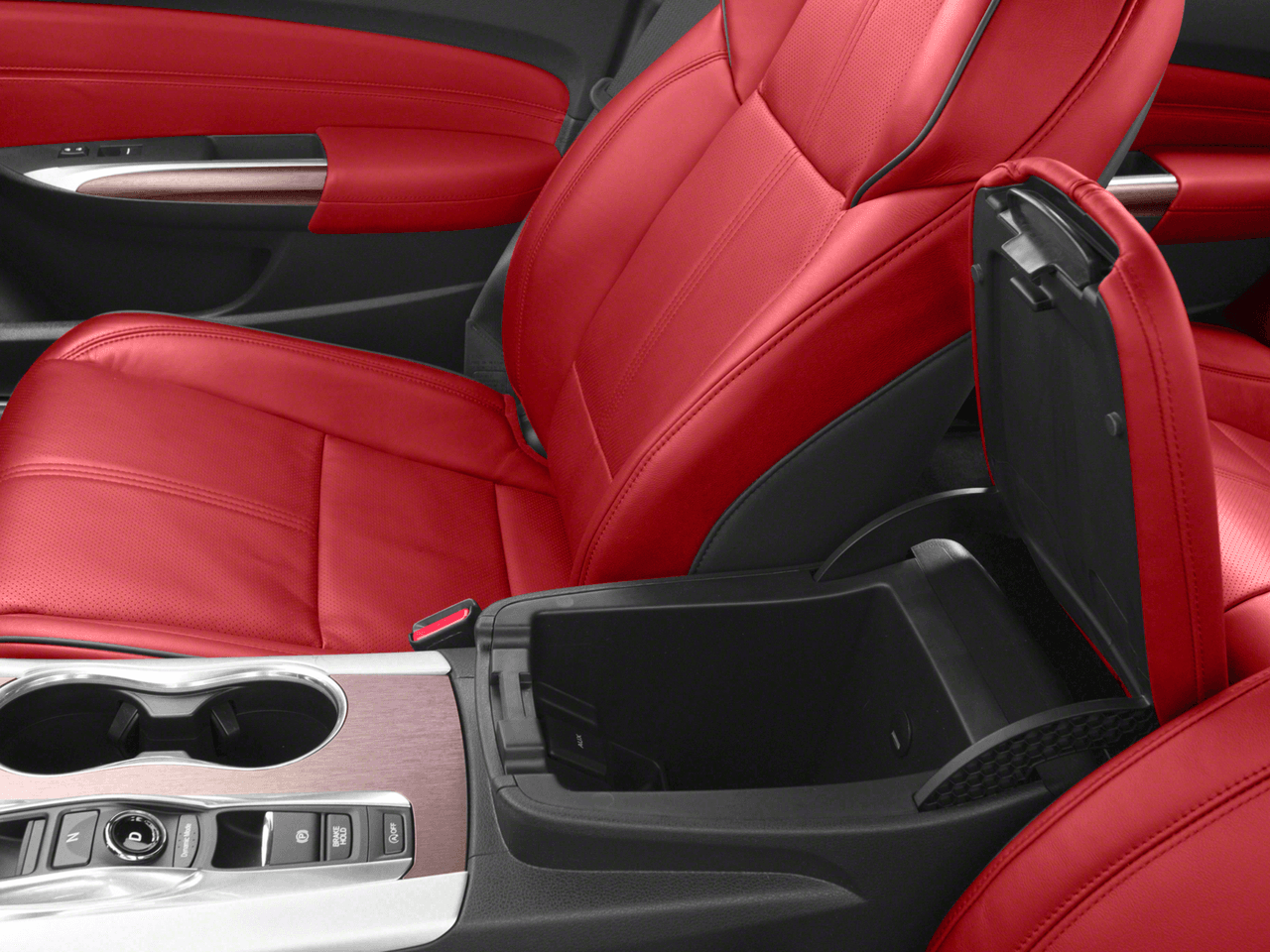 2018 Acura TLX w/A-SPEC Pkg Red Leather - Interior Center Storage Console