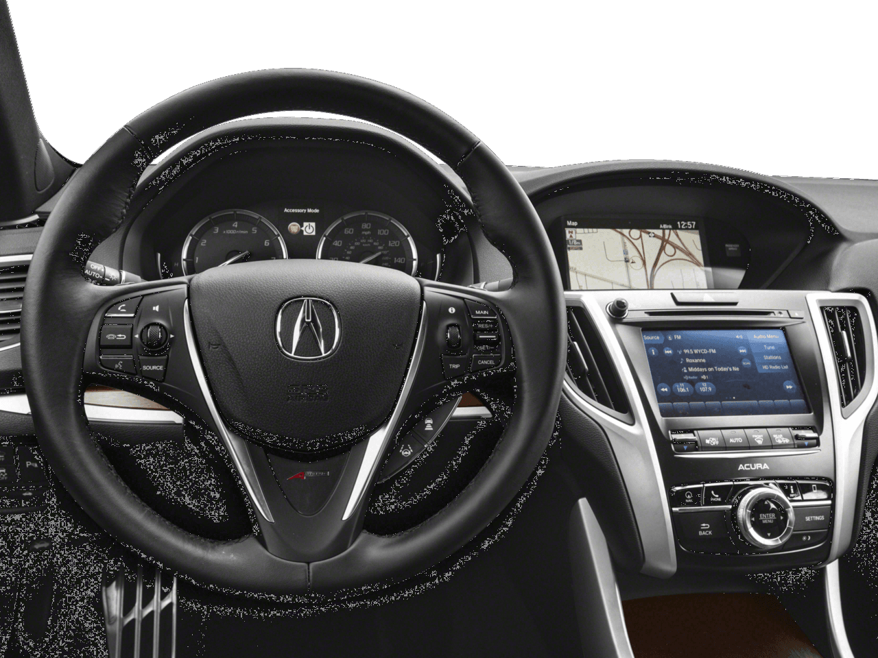 2018 Acura TLX w/A-SPEC Pkg Red Leather - Interior Drivers Dash