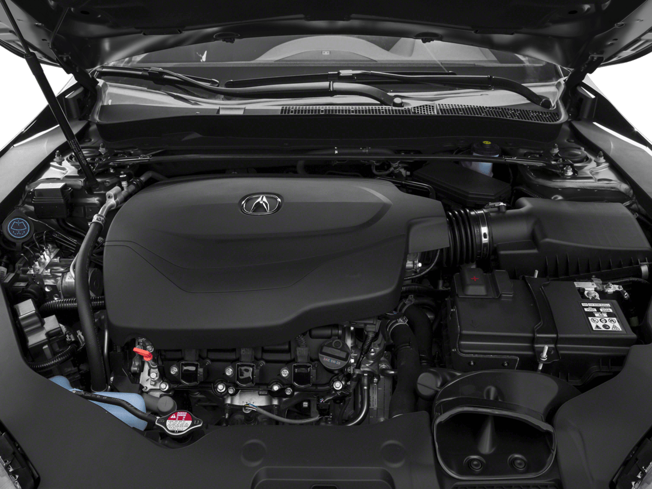 2018 Acura TLX w/A-SPEC Pkg Red Leather - Interior Engine Shot Feature