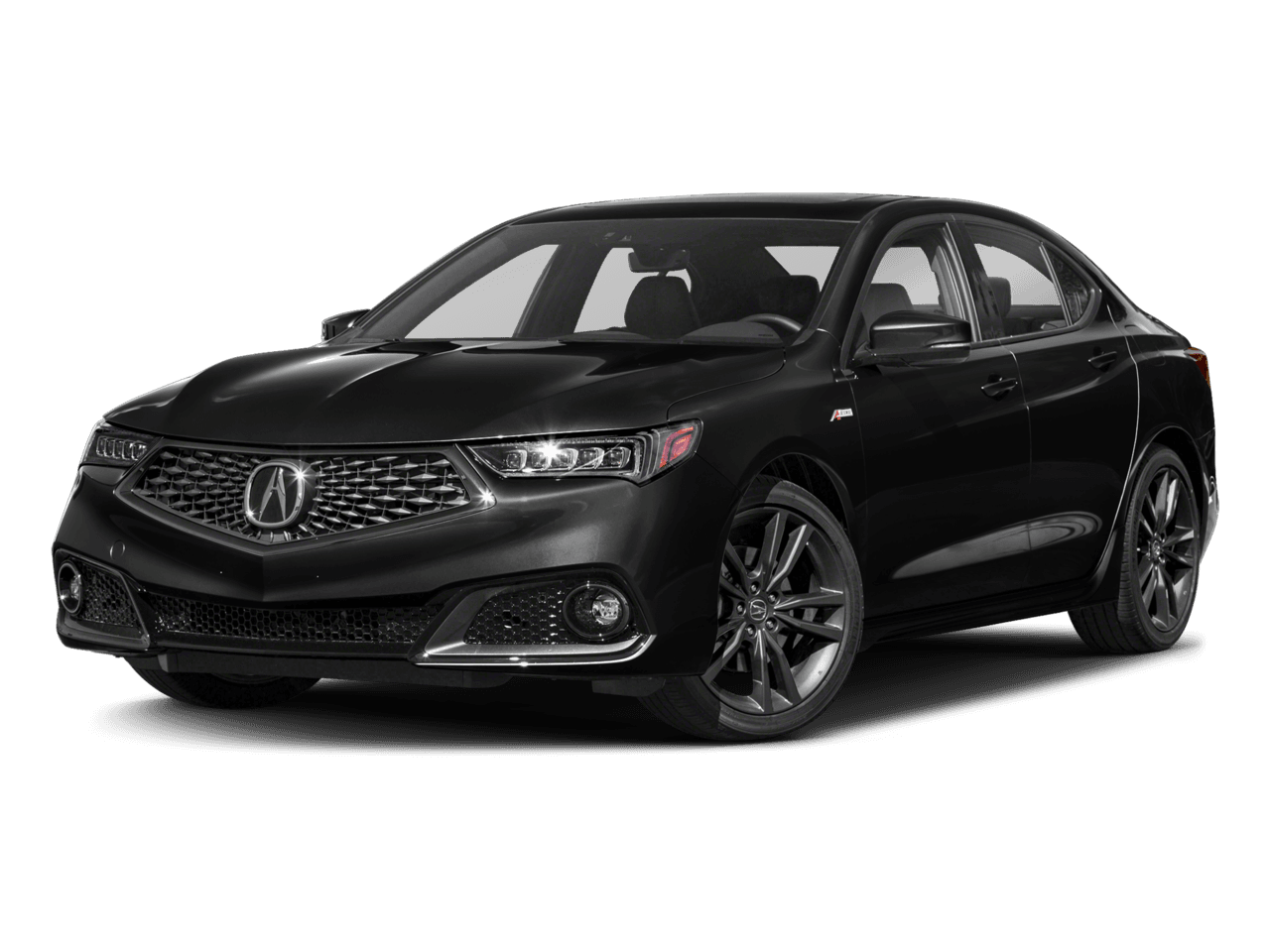 2018 Acura TLX w/A-SPEC Pkg Red Leather - Front 3/4, facing to the left