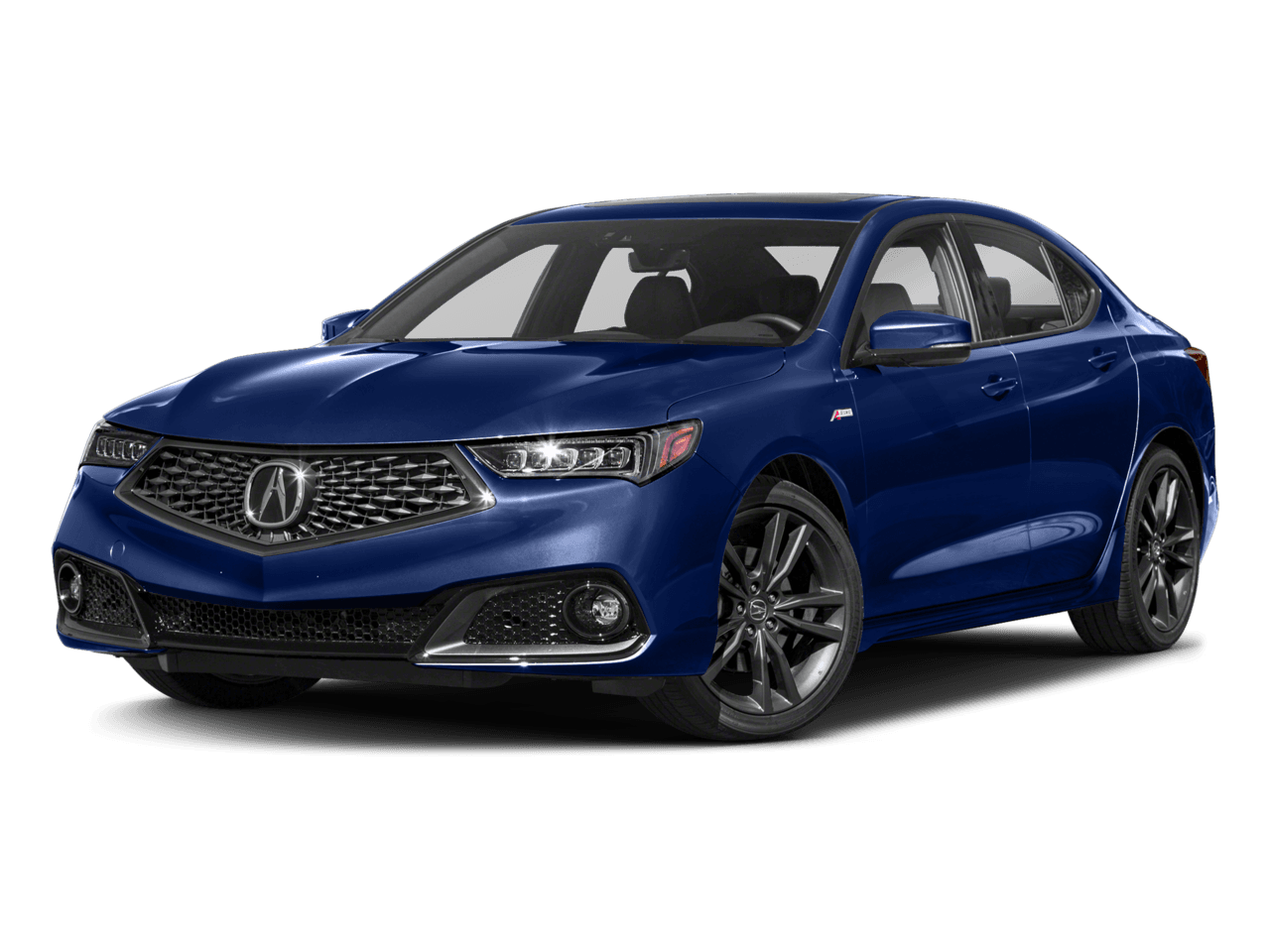 2018 Acura TLX w/A-SPEC Pkg Red Leather - Front 3/4, facing to the left