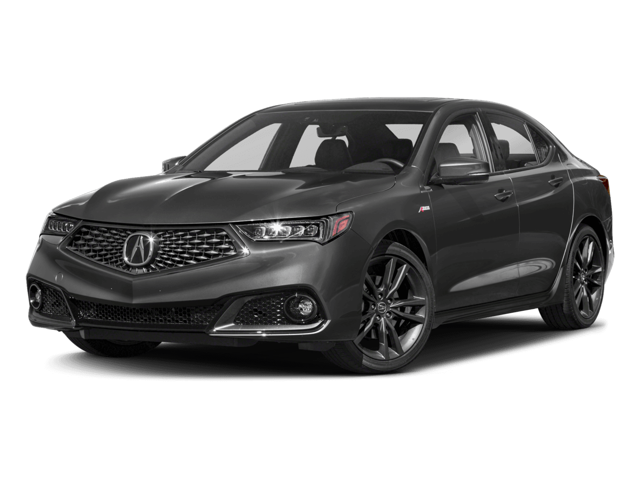 2018 Acura TLX w/A-SPEC Pkg Red Leather - Front 3/4, facing to the left