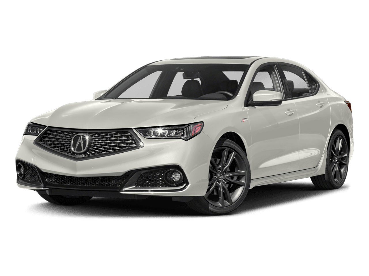 2018 Acura TLX w/A-SPEC Pkg Red Leather - Front 3/4, facing to the left