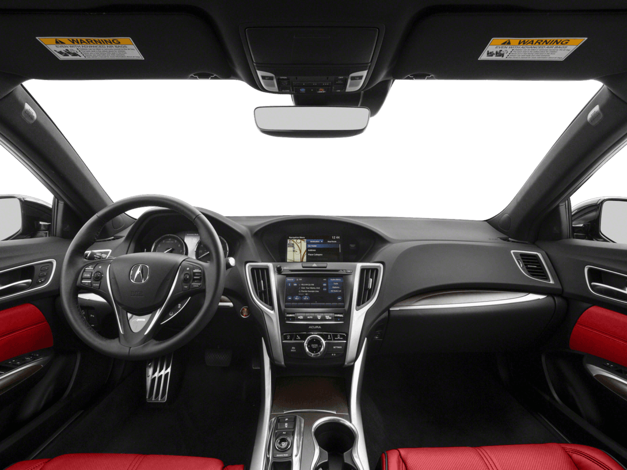 2018 Acura TLX w/A-SPEC Pkg Red Leather - Interior Full Dash Basic