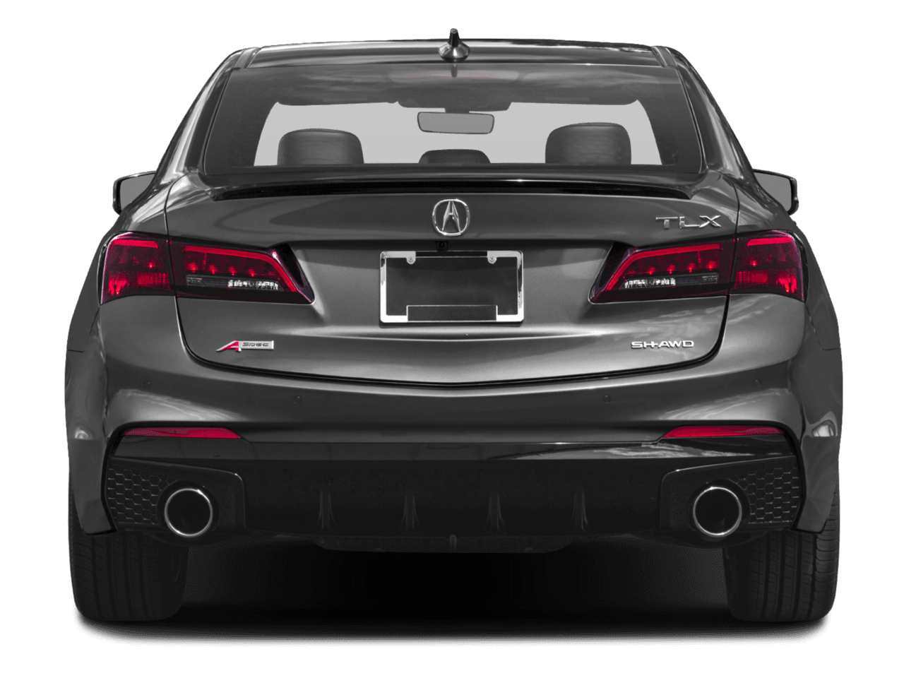 2018 Acura TLX w/A-SPEC Pkg Red Leather - Rear (full)