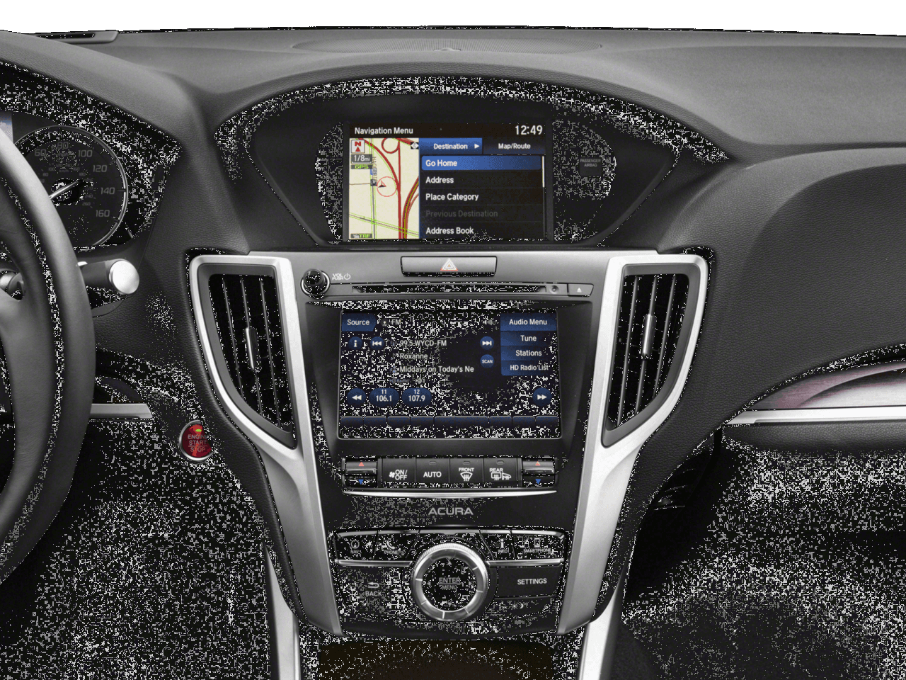 2018 Acura TLX w/A-SPEC Pkg Red Leather - Interior Stereo System