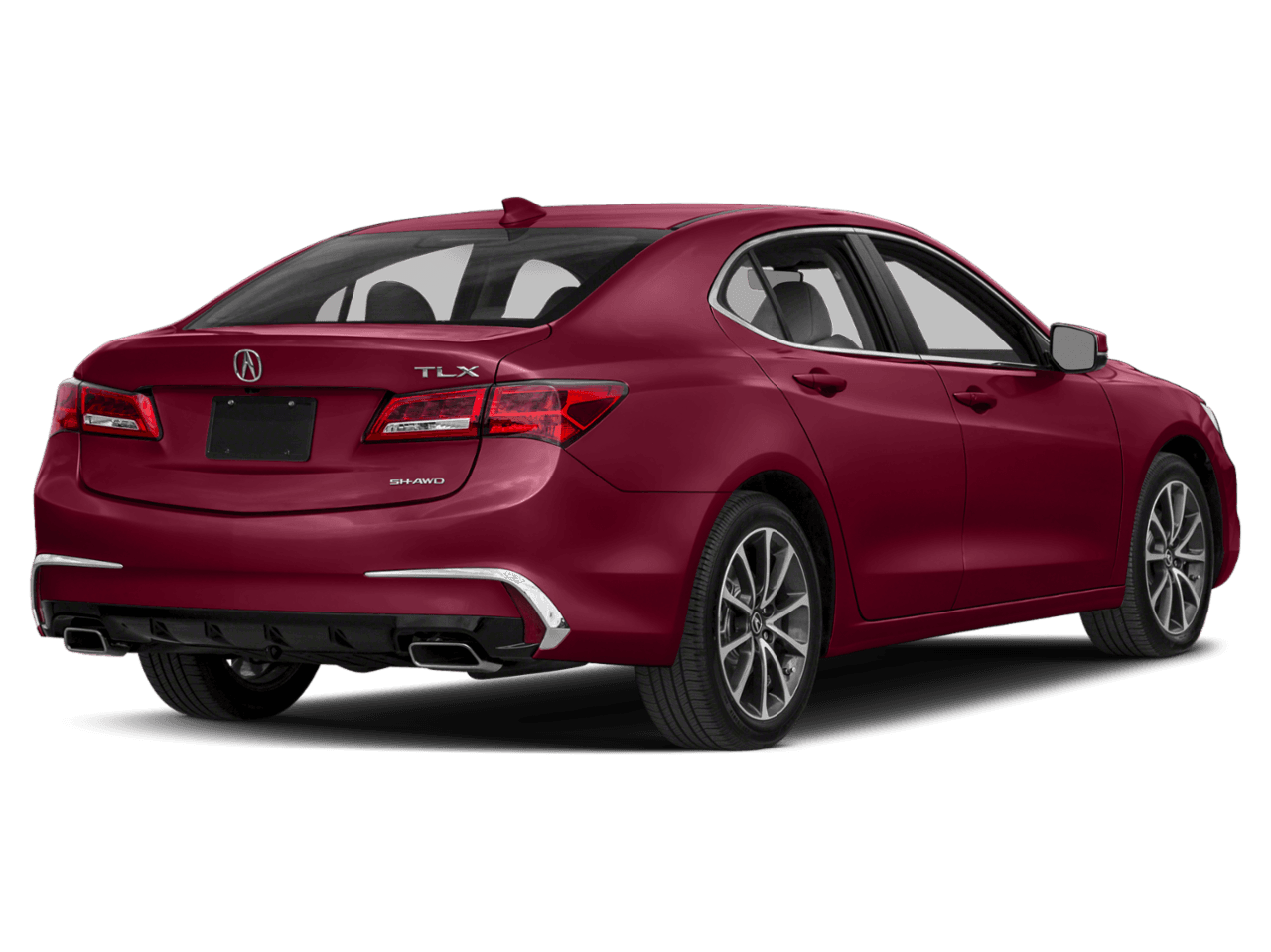 2018 Acura TLX  - Rear 3/4, facing to the right