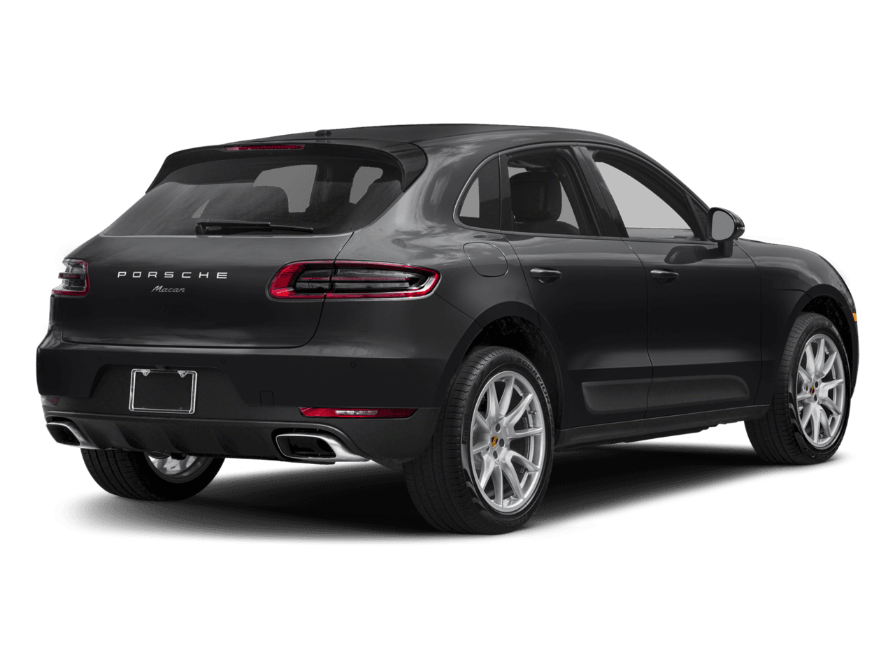2018 Porsche Macan  - Rear 3/4, facing to the right