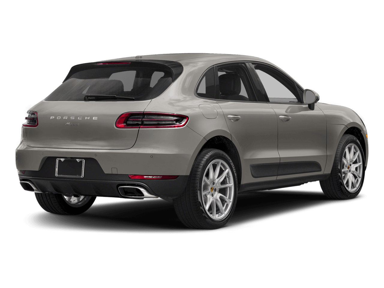 2018 Porsche Macan  - Rear 3/4, facing to the right
