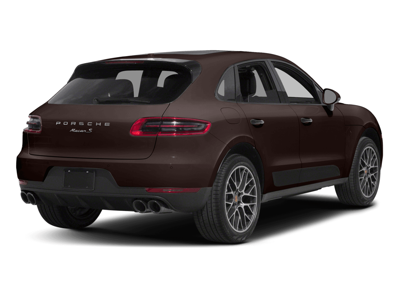 2018 Porsche Macan S - Rear 3/4, facing to the right