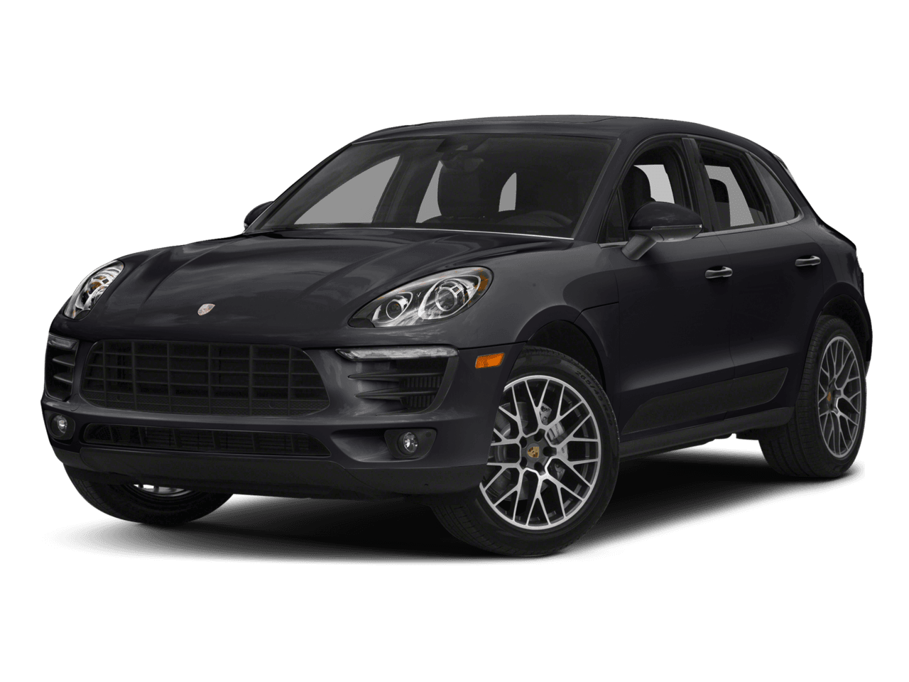 2018 Porsche Macan Turbo - Front 3/4, facing to the left