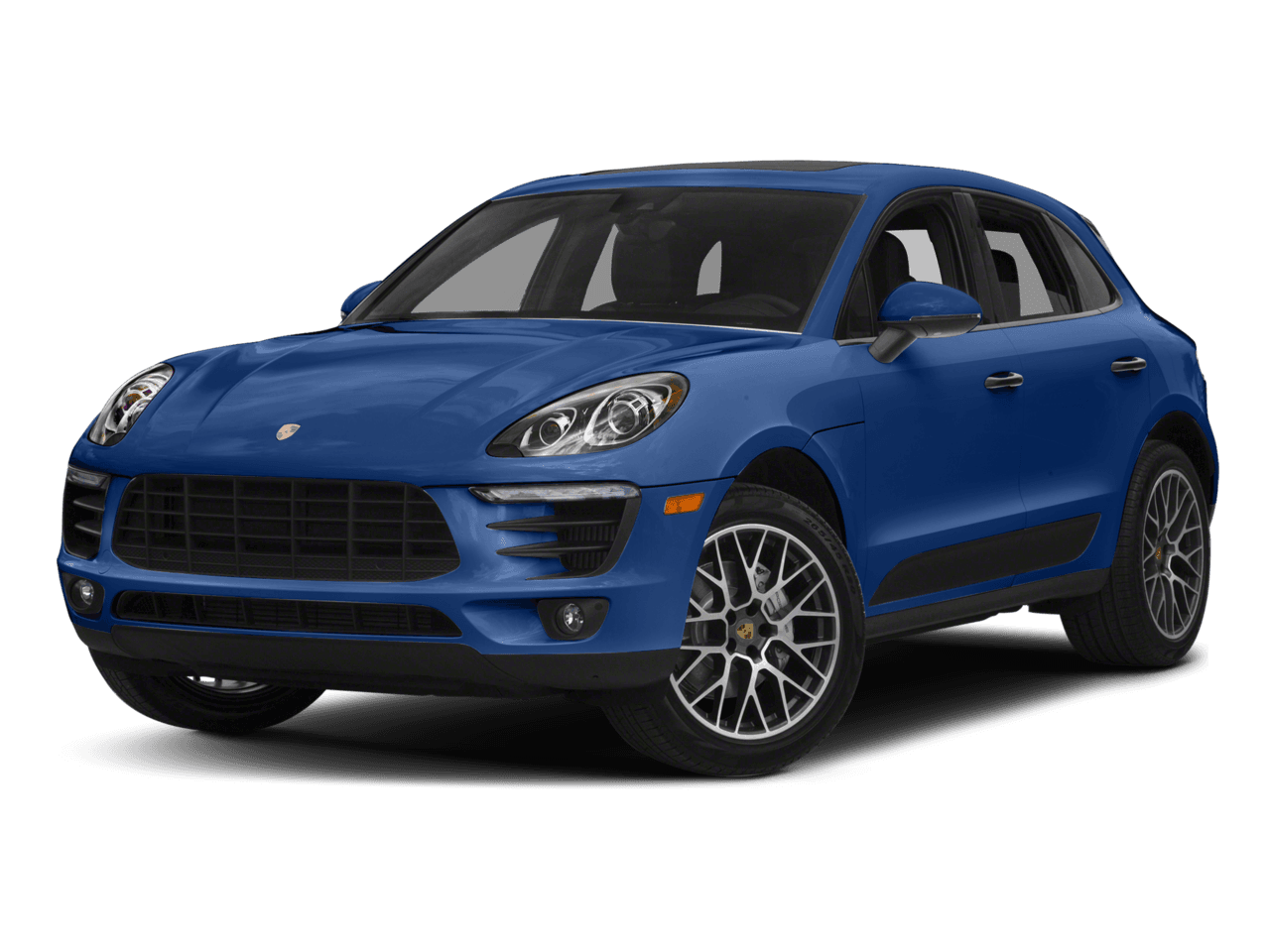 2018 Porsche Macan Turbo - Front 3/4, facing to the left
