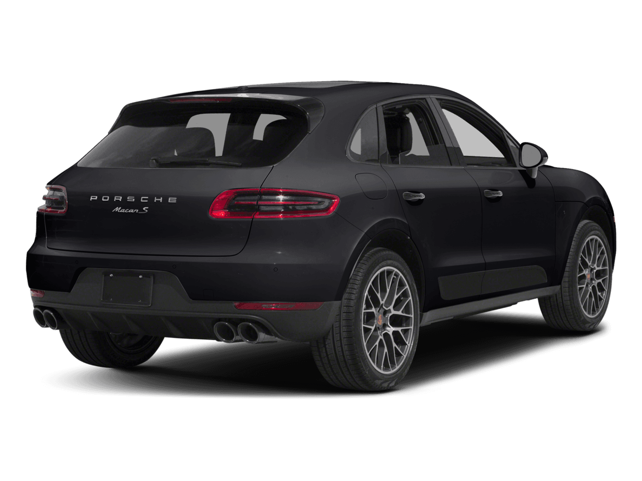 2018 Porsche Macan Turbo - Rear 3/4, facing to the right