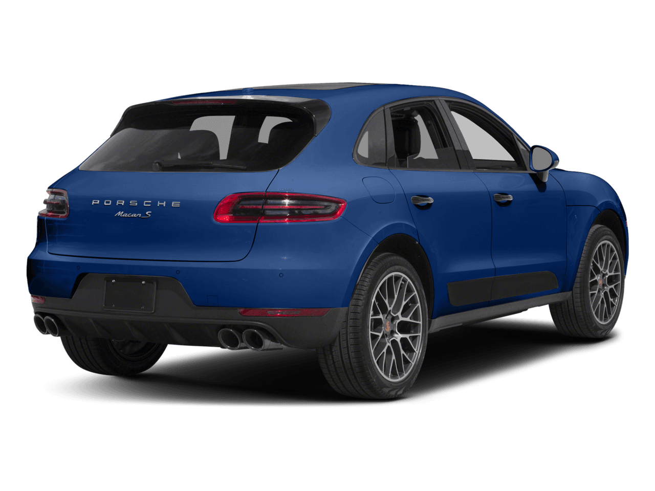 2018 Porsche Macan Turbo - Rear 3/4, facing to the right