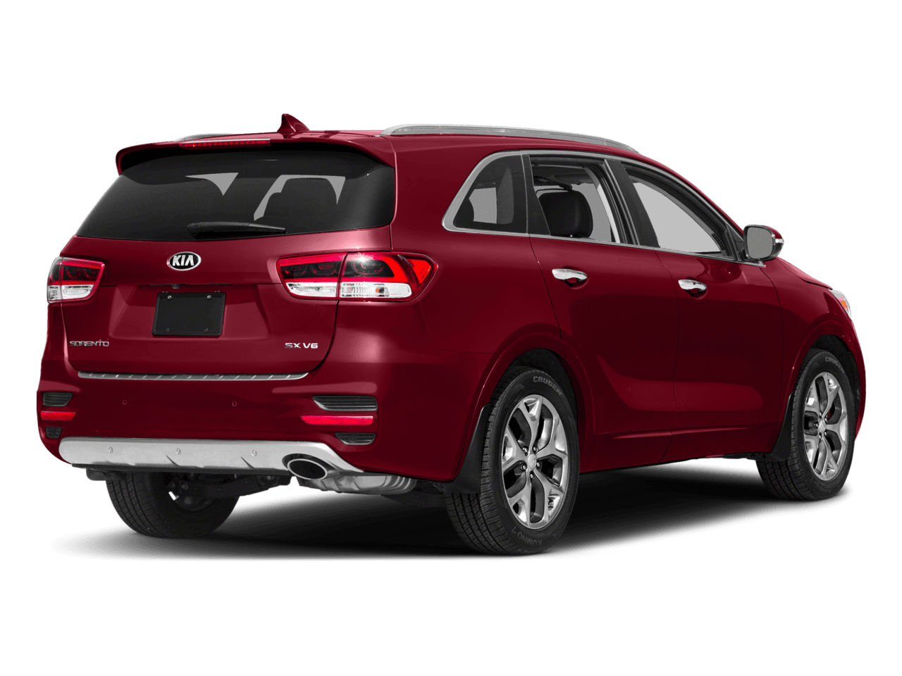 2018 Kia Sorento SX V6 - Rear 3/4, facing to the right