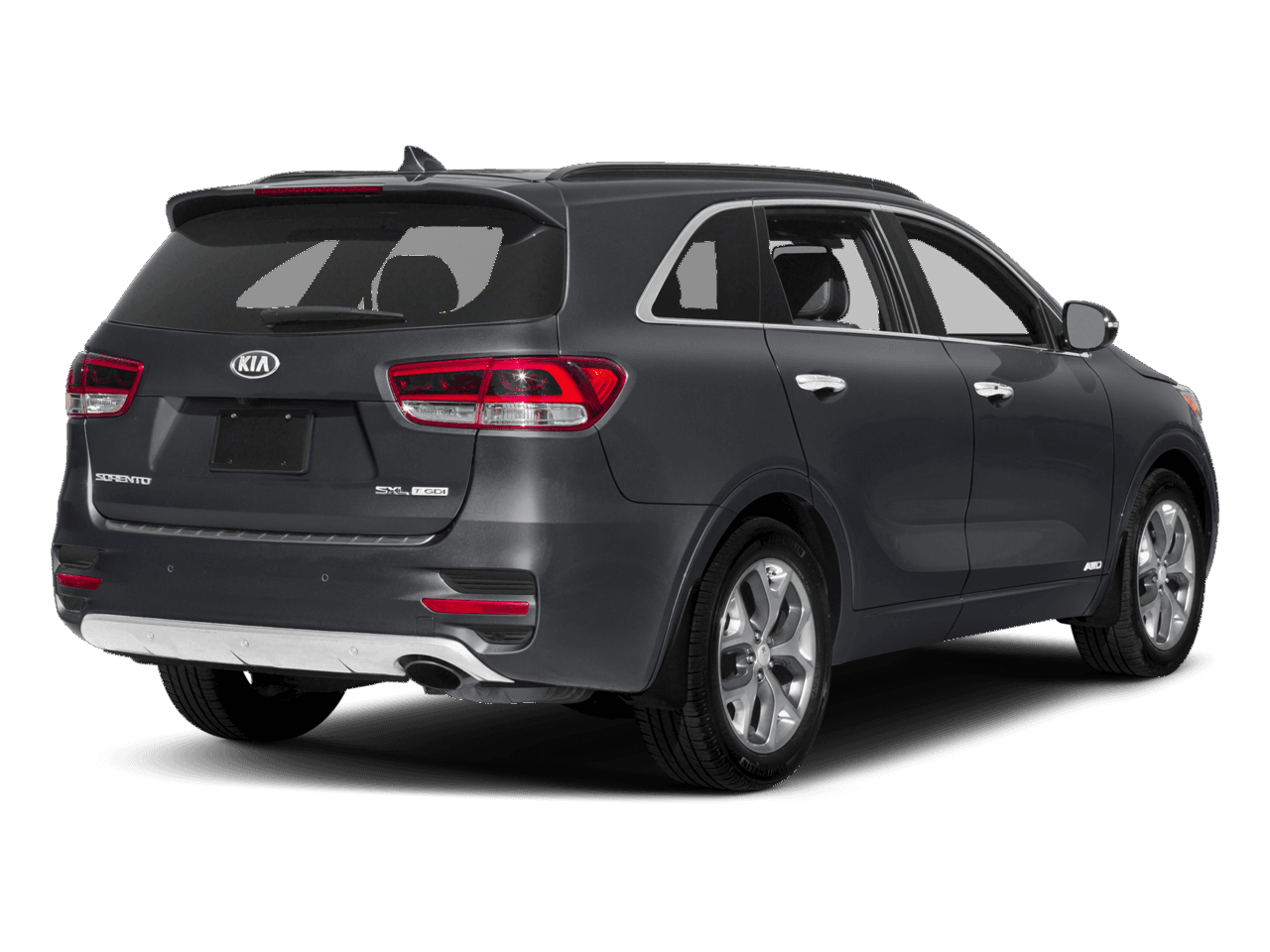 2018 Kia Sorento SX Limited V6 - Rear 3/4, facing to the right